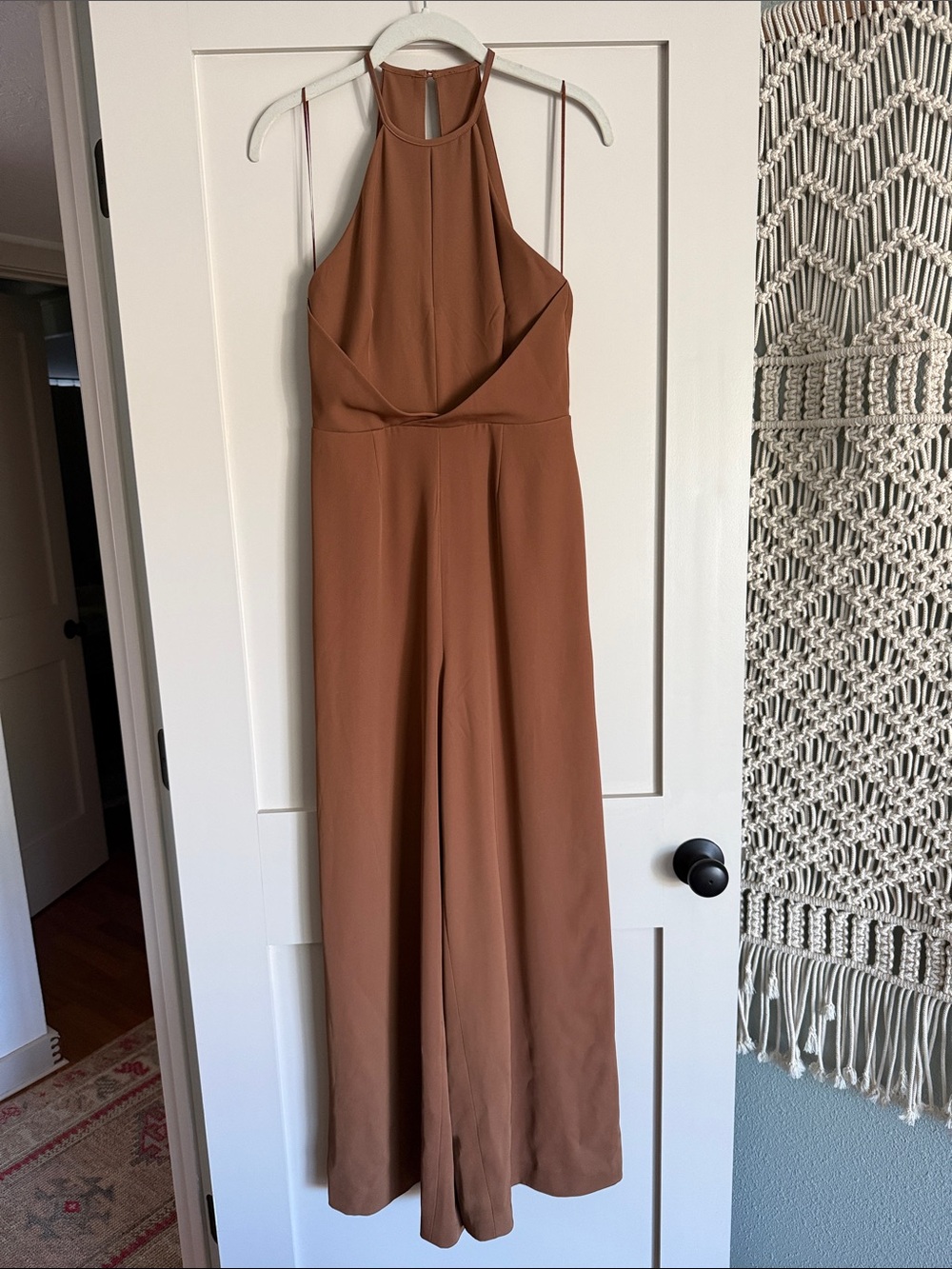 Finders Keepers Women's Halter Wide-Leg Jumpsuit size xs